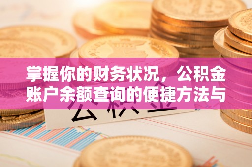 漳州掌握你的财务状况，公积金账户余额查询的便捷方法与重要性