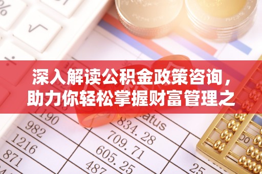 漳州深入解读公积金政策咨询，助力你轻松掌握财富管理之道