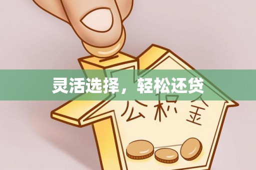 漳州灵活选择，轻松还贷