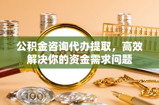 漳州公积金咨询代办提取，高效解决你的资金需求问题