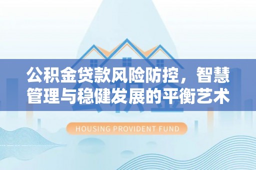 漳州公积金贷款风险防控，智慧管理与稳健发展的平衡艺术