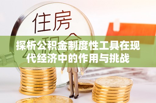 漳州探析公积金制度性工具在现代经济中的作用与挑战